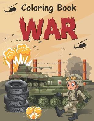 Book cover for War Coloring Book