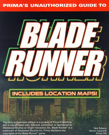 Book cover for Blade Runner Strategy Guide