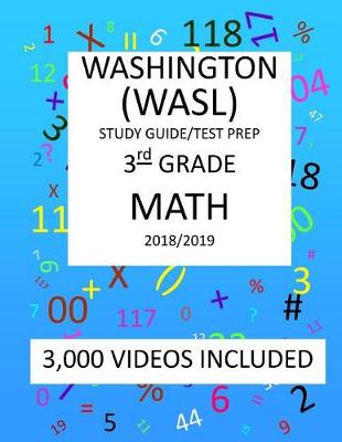 Book cover for 3rd Grade WASHINGTON WASL, MATH, Test Prep