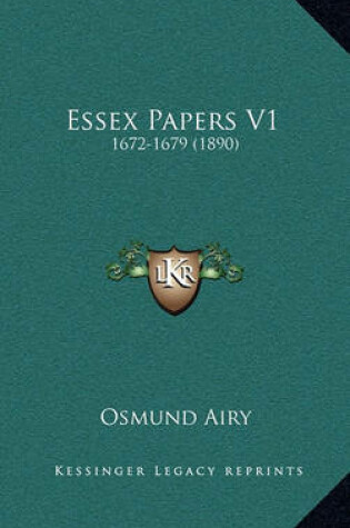Cover of Essex Papers V1