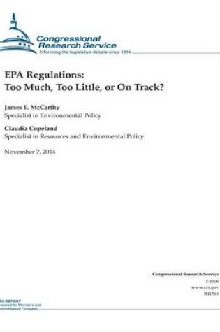Cover of EPA Regulations