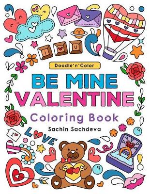 Book cover for Doodle N Color Be Mine Valentine