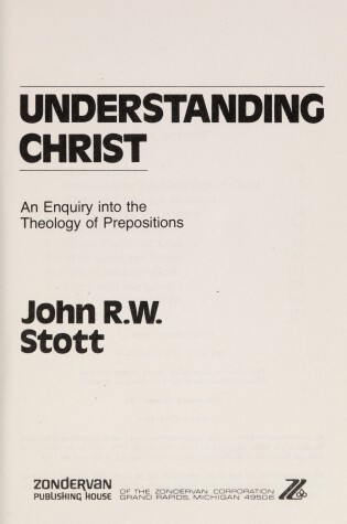 Cover of Understanding Christ