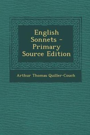 Cover of English Sonnets