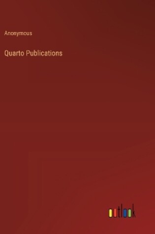 Cover of Quarto Publications