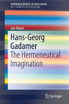 Book cover for Hans-Georg Gadamer
