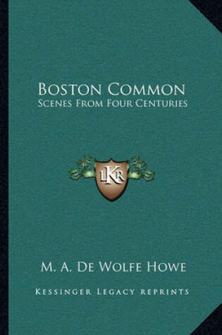 Cover of Boston Common