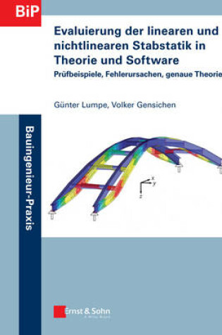 Cover of Evaluierung der linearen und nichtlinearen Stabstatik in Theorie und Software