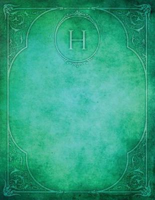 Book cover for Monogram "H" Blank Sketchbook