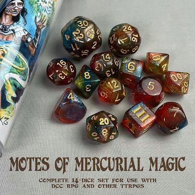 Book cover for DCC Dice - Motes of Mercurial Magic