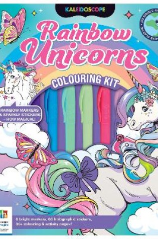 Cover of Kaleidoscope Colouring Kit Rainbow Unicorns
