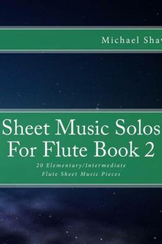 Cover of Sheet Music Solos For Flute Book 2