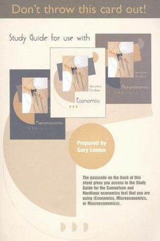 Cover of Study Guide to Accompany Economics