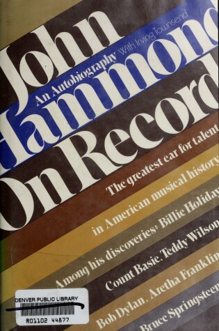 Cover of John Hammond on Record