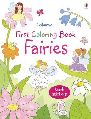 Book cover for Fairies Sticker Coloring Book