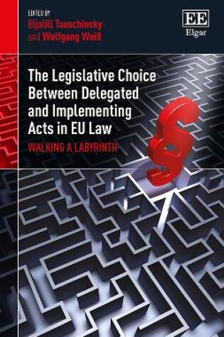 Cover of The Legislative Choice Between Delegated and Imp - Walking a Labyrinth