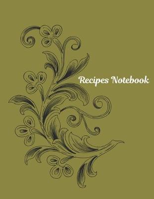 Book cover for Vol 4 Recipes Notebook Journal Present