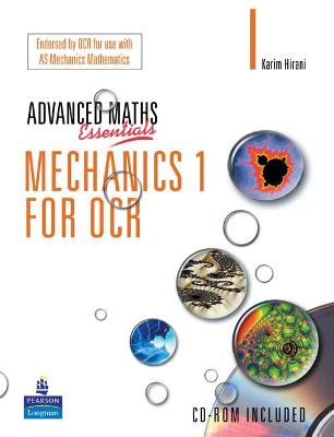 Book cover for A Level Maths Essentials Mechanics 1 for OCR Book and CD-ROM