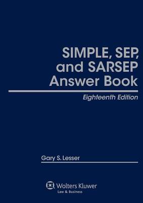 Book cover for Simple, Sep, and Sarsep Answer Book, Eighteenth Edition