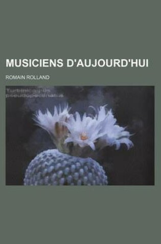 Cover of Musiciens D'Aujourd'hui