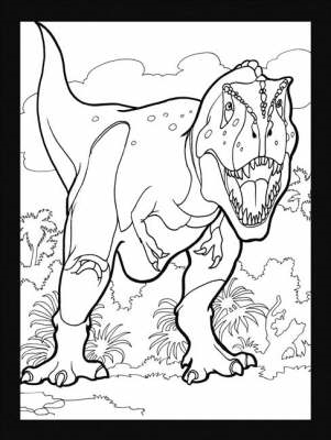 Cover of Dinosaurs Stained Glass Coloring Book