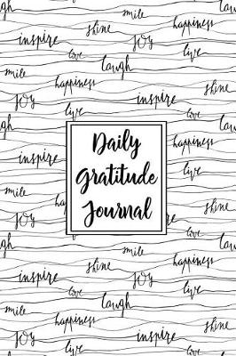 Cover of Gratitude Journal Inspiring Handwritten Words 1