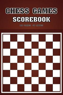 Book cover for Chess Games Scorebook