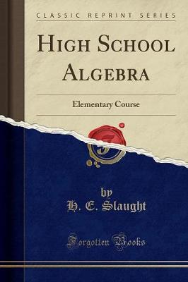 Book cover for High School Algebra