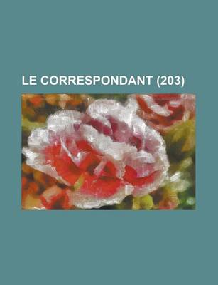 Book cover for Le Correspondant (203)