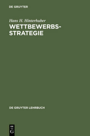 Cover of Wettbewerbsstrategie