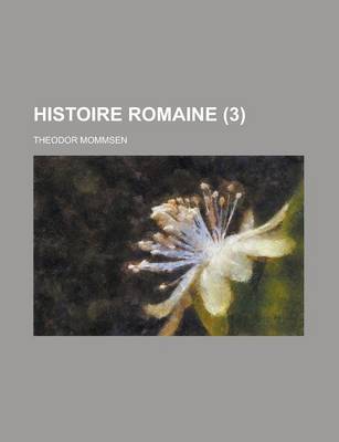 Book cover for Histoire Romaine (3)