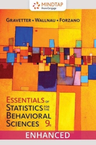 Cover of Mindtap Psychology, 1 Term (6 Months) Printed Access Card, Enhanced for Gravetter/Wallnau/Forzano's Essentials of Statistics for the Behavioral Sciences