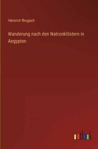 Cover of Wanderung nach den Natronklöstern in Aegypten