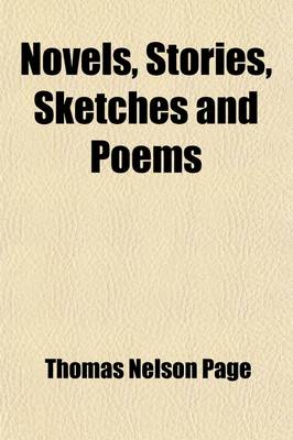 Book cover for Novels, Stories, Sketches and Poems (Volume 18)