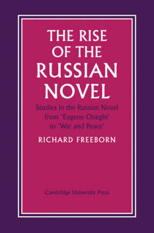 Cover of The Rise of the Russian Novel