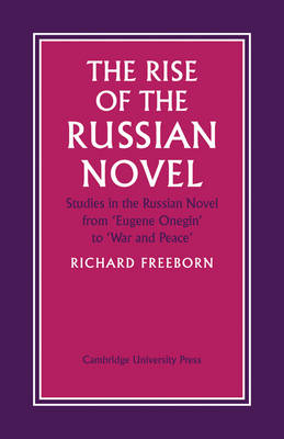 Book cover for The Rise of the Russian Novel