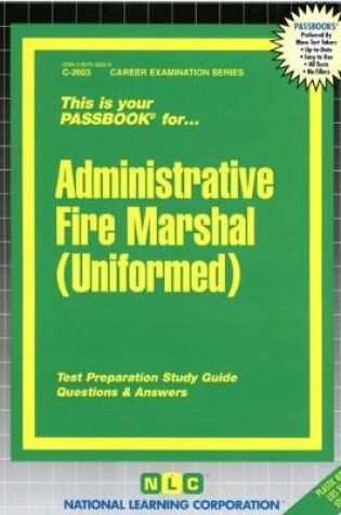 Cover of Administrative Fire Marshal (Uniformed)