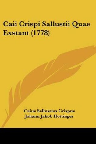 Cover of Caii Crispi Sallustii Quae Exstant (1778)