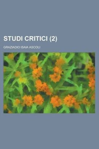 Cover of Studi Critici (2 )