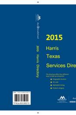 Cover of Harris Texas Services Directory