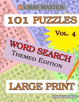 Cover of LARGE PRINT Word Search Puzzles - Volume 4