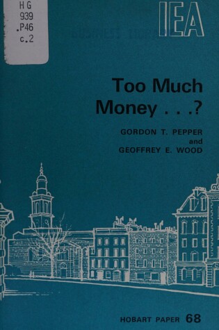 Cover of Too Much Money...?
