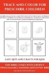 Book cover for Easy Arts and Crafts for Kids (Trace and Color for preschool children)