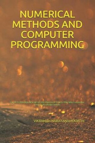 Cover of Numerical Methods and Computer Programming