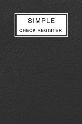 Book cover for Simple Check Register