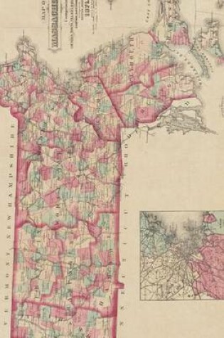 Cover of Vintage 1871 Map of Massachusetts