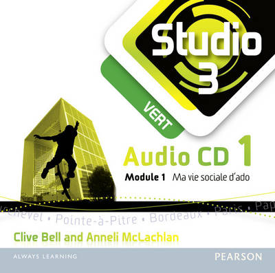 Cover of Studio 3 vert Audio CDs (pack of 3) (11-14 French)