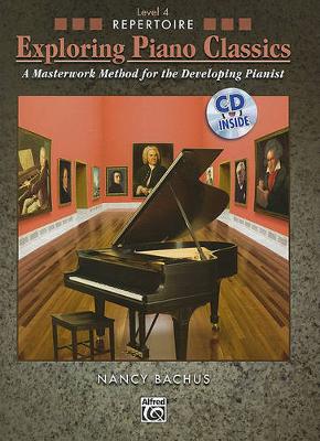 Book cover for Exploring Piano Classics Repertoire, Level 4