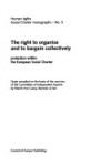 Book cover for The Right to Organise and to Bargain Collectively