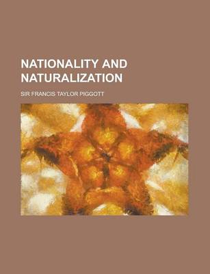 Book cover for Nationality and Naturalization